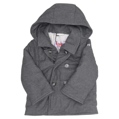Caban (Gris) de Il Gufo Coton, Élasthane, Polyester, Viscose