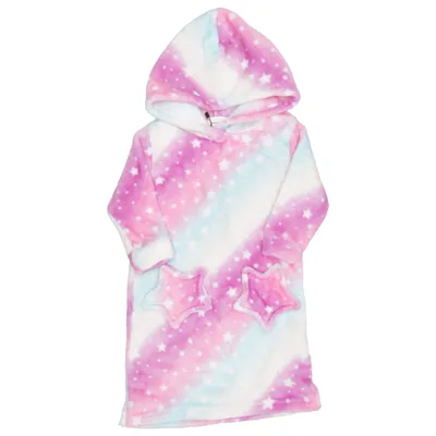 Hood dress (Pink, Blue, Multicolored) from Lazy Days Polyester