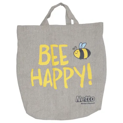 Canvas bag (Gray, Multicolored) from Netto