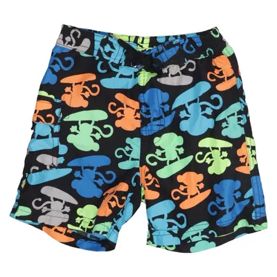 Swim shorts (Black, Multicolored) from Kids by Lindex Polyester