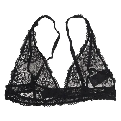 Bralette (Zwart) van Monki Polyamide, Elastaan