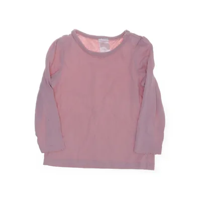 Långärmad t-shirt (Rosa) från H&M Basic Bomull
