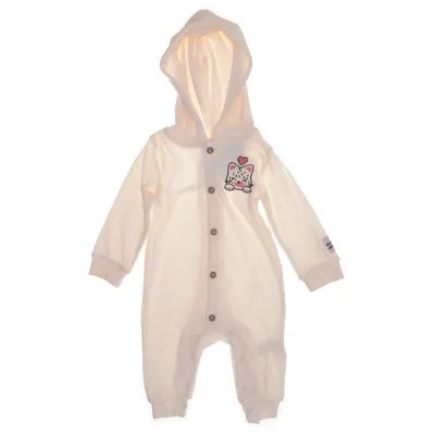 Sparkdräkt (Beige) från Newborn Bomull, Elastan