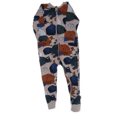 Rompertjes (Beige, Meerkleurig) van Moomin by Martinex Katoen, Elastaan
