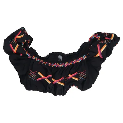 Bikini top (Zwart, Meerkleurig) van ASOS Swim Elastaan, Polyamide, Polyester