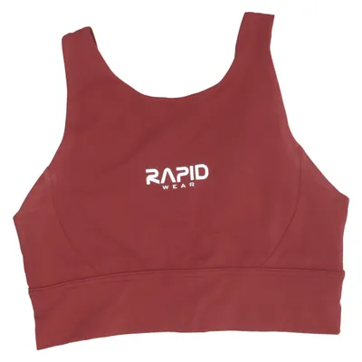 Sports bra (Red) from RapidWear Elastane, Polyamide