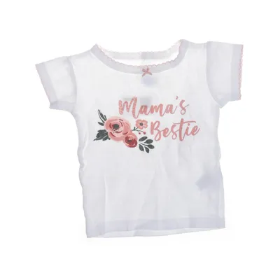 T-shirt (Vit, Rosa) från Cutie Pie Bomull