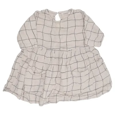 Kjole (Beige, Sort) fra MarMar Copenhagen Bomuld