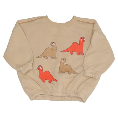 Sweatshirt (Beige, Red) from Mini Rodini Cotton