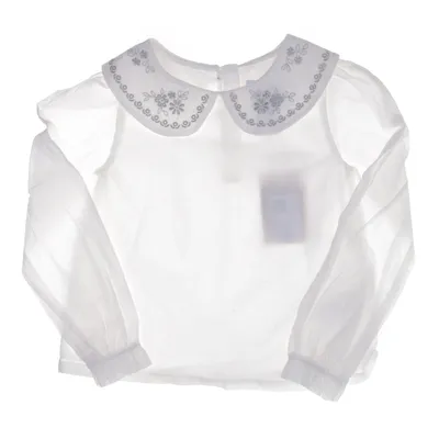 Blus (Vit) från Tahari Bomull, Polyester