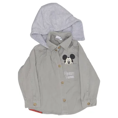 Sweat à capuche (Vert, Gris) de Disney Baby Coton