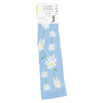 Chaussettes hautes (Bleu, Multicolore) de Svensk Husman Coton, Élasthane, Polyester