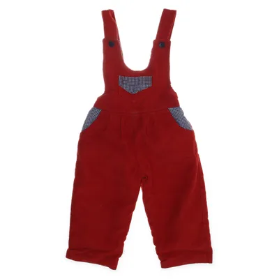 Dungarees (Red, Multicolored)