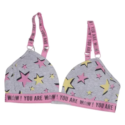 Brassière (Gris, Rose, Jaune)