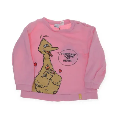 Sweatshirt (Roze) van Sesame Street x H&M Katoen, Elastaan