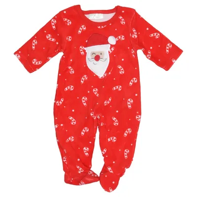 Vêtement de Noël (Rouge, Blanc) de Baby Coton, Polyester