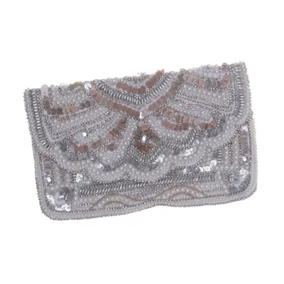 Aftonväska (Beige, Silverfärgad, Vit) från Bonprix Collection Polyester