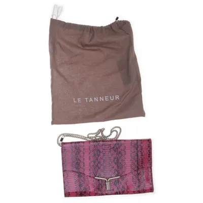 Clutch bag (Pink, Black) from Le Tanneur