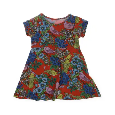 Klänning (Orange, Flerfärgad) från Cissi och Selma Ekologisk bomull, Elastan