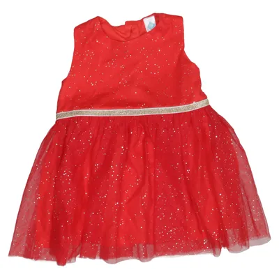 Brudnäbbsklänning (Röd) från Tex Baby Polyester