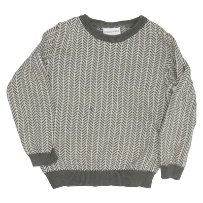 Pull-over (Vert, Beige) de Friends Coton