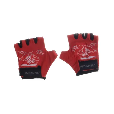 Trainingshandschoenen (Zwart, Rood) van Fischer Elastaan, Polyamide, Polyurethaan