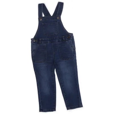 Hängselbyxor (Blå) från Playful Denim Bomull, Elastan, Polyester