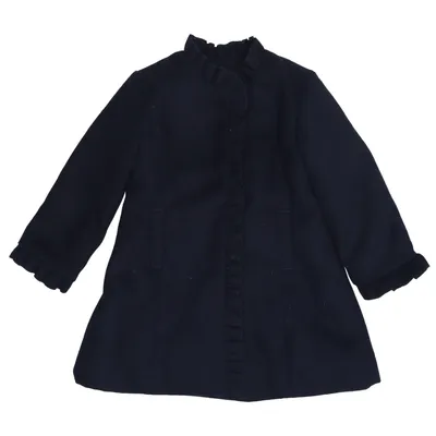 Coat (Blue) from Krups Acetate, Elastane, Polyester, Viscose