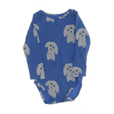 Body (Blå, Vit) från Hema Elastan, Ekologisk bomull