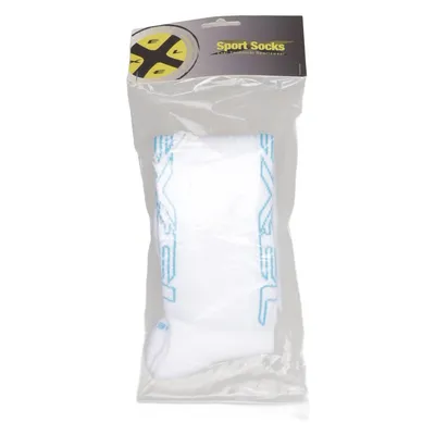 Training socks (White, Blue) from Exel Elastane, Polyamide