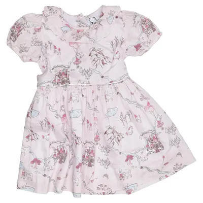 Dress (Pink, Multicolored) from Livly Cotton