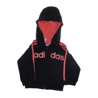 Hættetrøje (Sort, Pink) fra Adidas Polyester