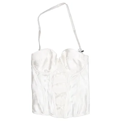 Bustier (Wit) van Bodyzone by KappAhl Elastaan, Polyester, Viscose