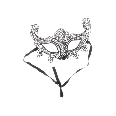 Maskeradmask (Svart)