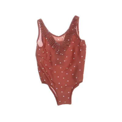 Swimsuit (Brown, White) from H&M Elastane, Polyester