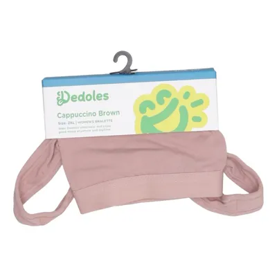Brassière (Marron) de Dedoles Coton, Élasthane