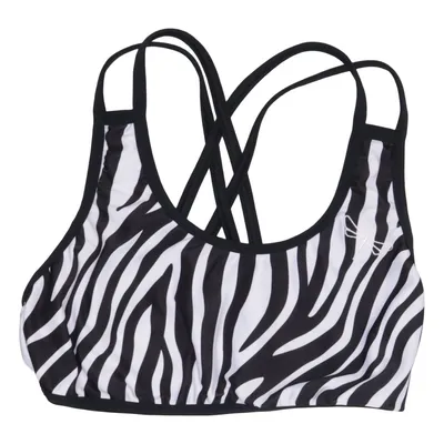Brassière (Noir, Blanc) de Dragonfly Élasthane, Polyamide