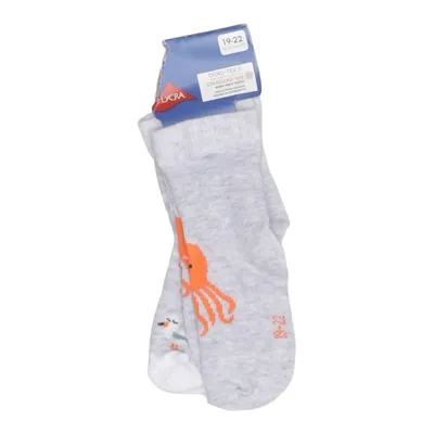 Socks (Gray, Multicolored) from Lycra Elastane, Organic cotton, Polyamide