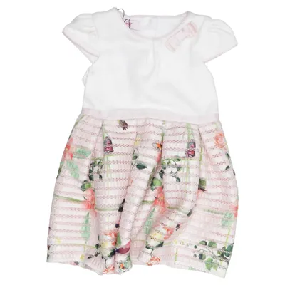 Dress (White, Pink, Green) from Baker Elastane, Polyester