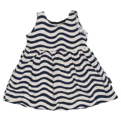 Dress (Blue, White) from Uniqlo Baby Cotton
