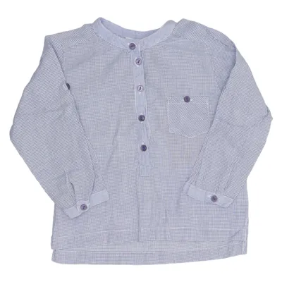 Shirt (Blue, White) from Mini a Ture Cotton