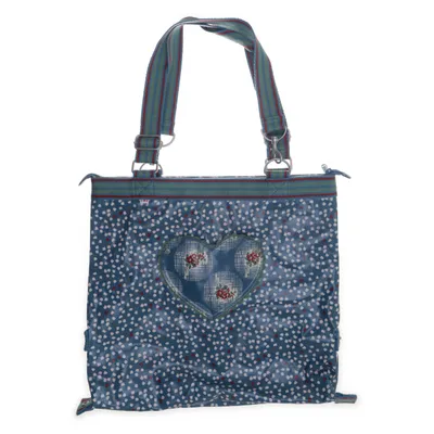 Handtas (Blauw, Meerkleurig) van Blutsgeschwister Katoen, Polyester