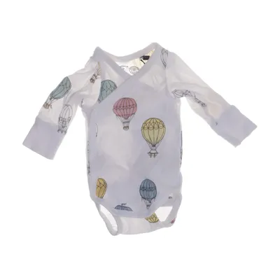 Body (Vit, Flerfärgad) från Lindex Baby Bomull, Elastan