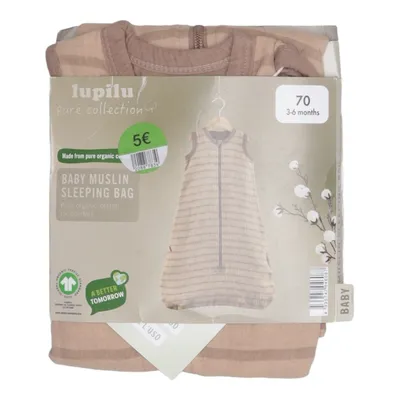 Swaddle sack (Baby Muslin Sleeping Bag) from Lupilu Organic cotton