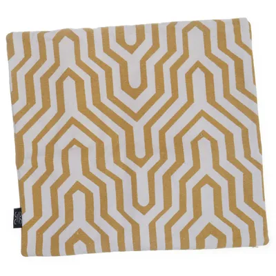 Kuddfodral (Vit, Gul) från Classic Collection