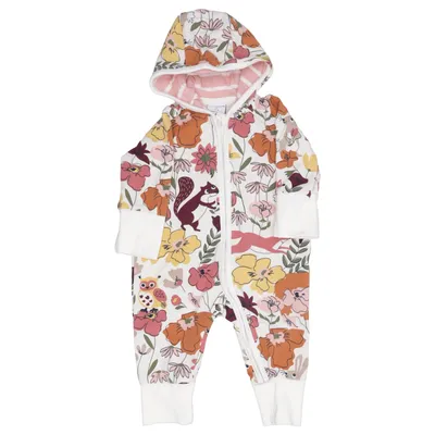 Rompers (White, Multicolored) from Polarn O. Pyret Elastane, Organic cotton