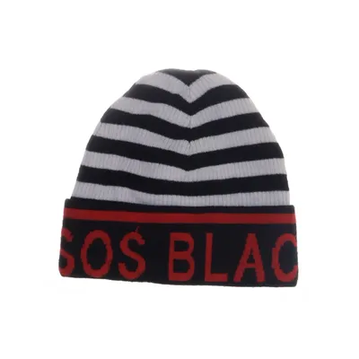 Beanie (Zwart, Wit, Rood) van SOS Merinowol, Polyester