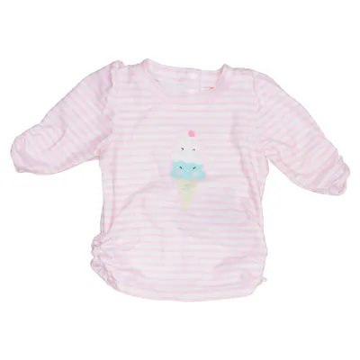 Zwemshirt (Roze, Wit) van Sunuva Elastaan, Polyamide, Polyester