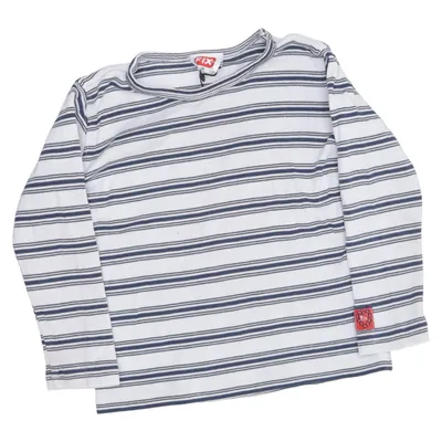 Langarmshirt (Blau, Weiß) von Fix Baumwolle
