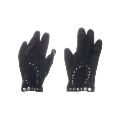 Leather mittens (Black) from Glitter Leather